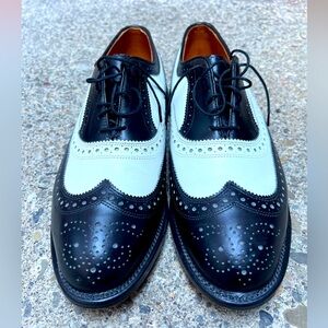 Allen Edmonds BROADSTREET Wing Tip Oxford Rockabilly Sz 9D
